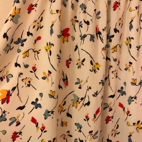 Madewell Tie-Front Mini Dress in Drifting Flowers - Picture 7 of 8